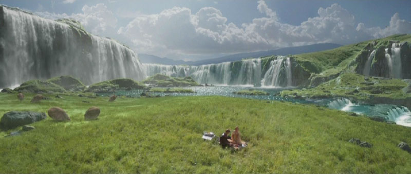 Shaakweide in den Bergen